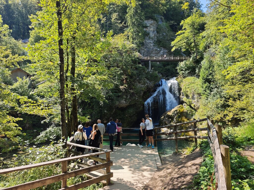 Vintgar Klamm Wasserfall