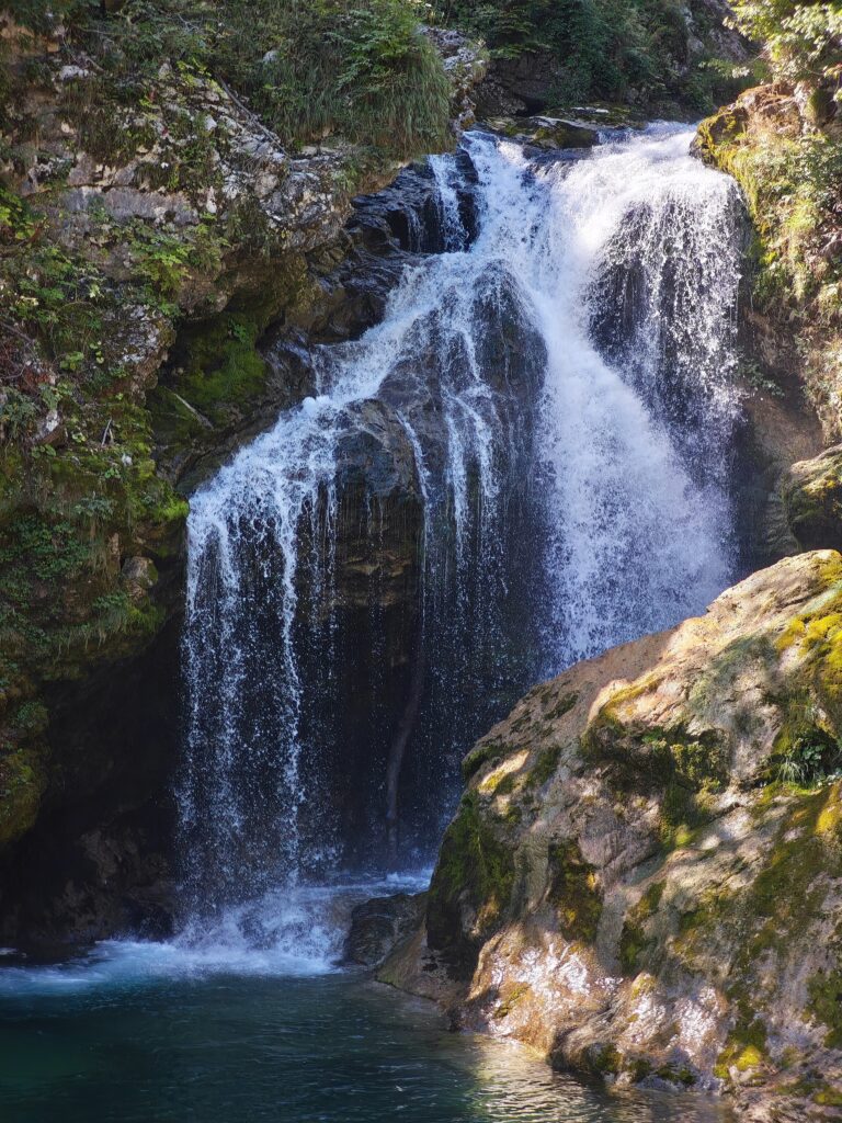Vintgar Klamm Wasserfall