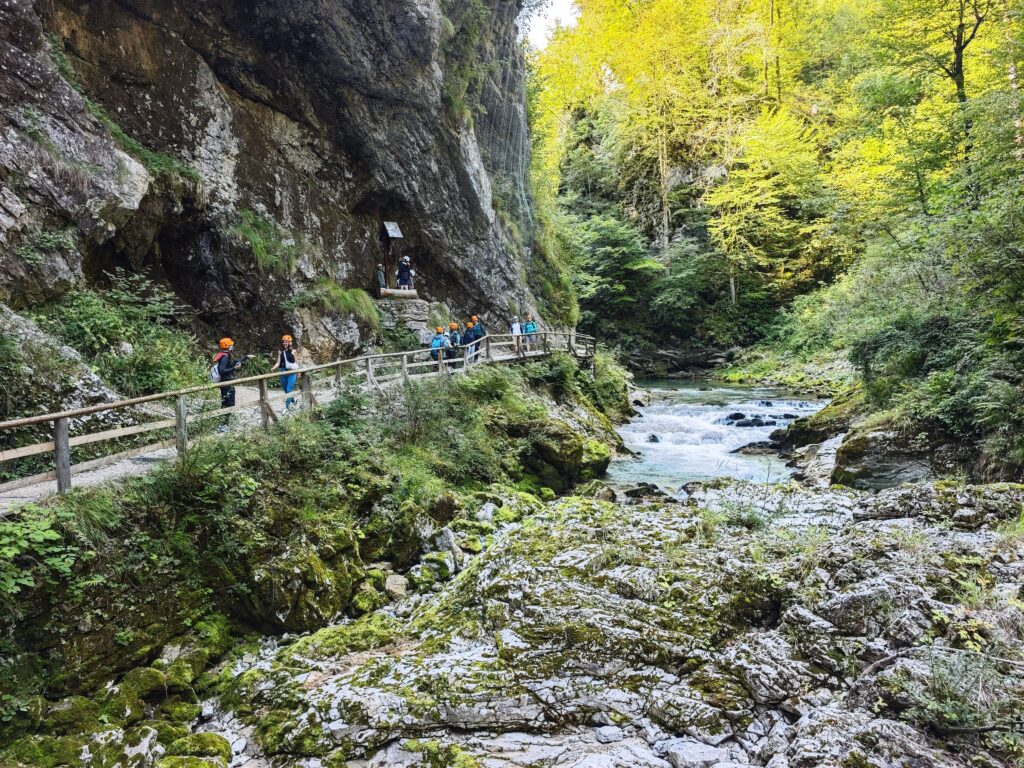 Unsere Vintgar Klamm Wanderung in Slowenien
